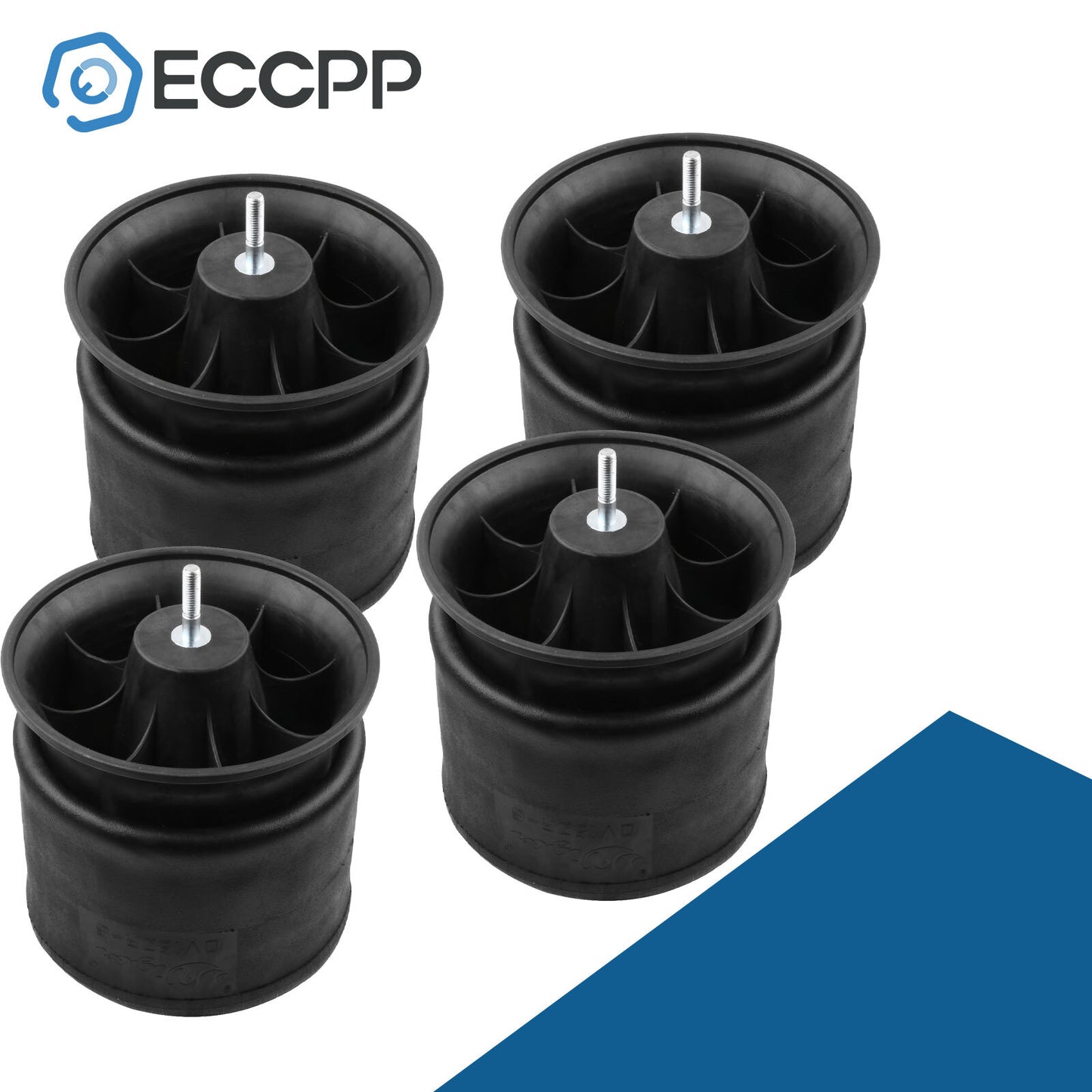 4x W01-358-9780 Air Suspension Bag Spring For Goodyear 1R12-303 Freightliner
