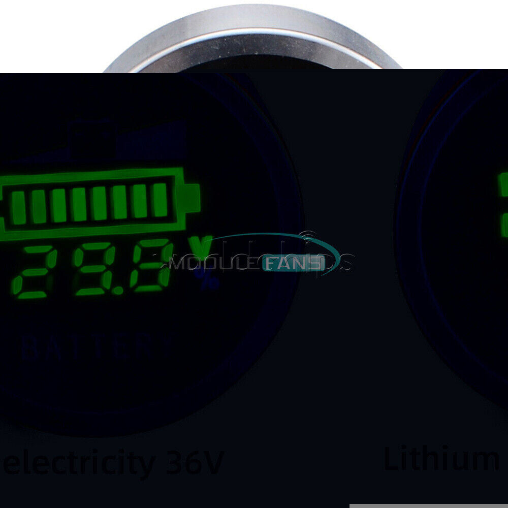 DC6-120V Lead Acid Battery Indicator Li-ion Battery Capacity Digital LED Tester