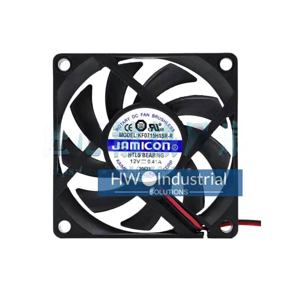 JAMICON KF0715H1SR-R 12V 0.41A 2-wire 7cm 7015 Chassis Cooling Fan