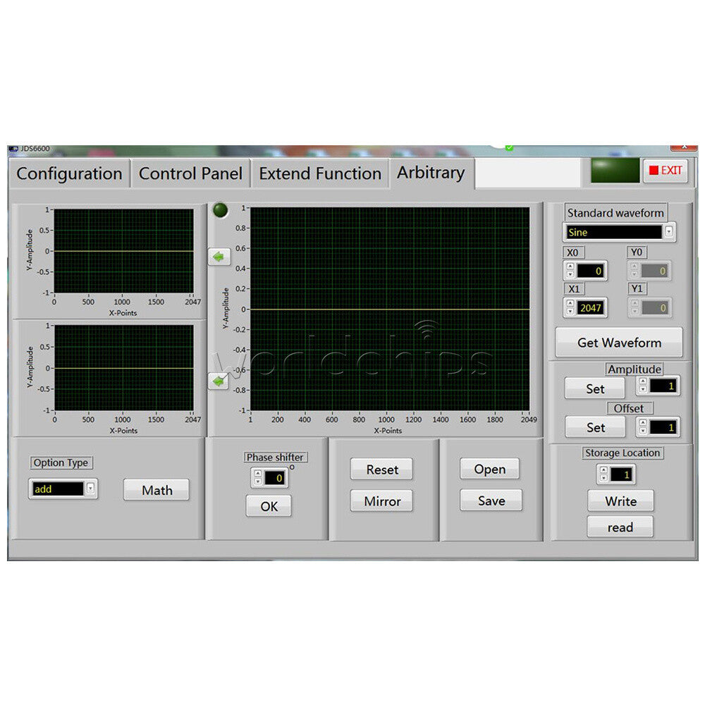 JDS6600 15-50MHz 14bits 2-Channels Arbitrary Waveform DDS Signal Generator Pulse