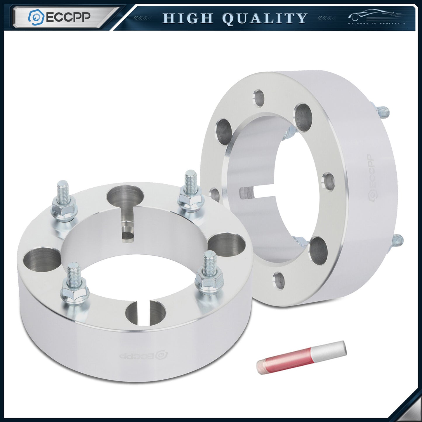 2 Pcs 2" 4/137 ATV Wheel Spacers 10x1.25 For Kawasaki Can-Am Commander Outlander