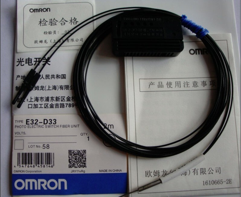1pcs Omron E32-D33 Fiber Optic Sensor