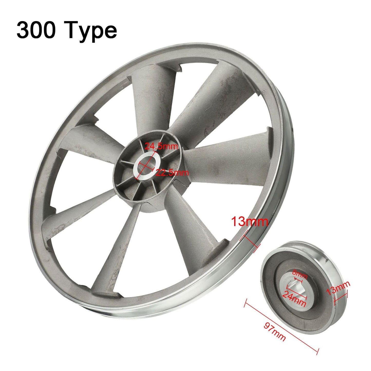 Heavy Duty A Type Triangle Belt Flywheel Pulley Suitable for Compressors 265mm