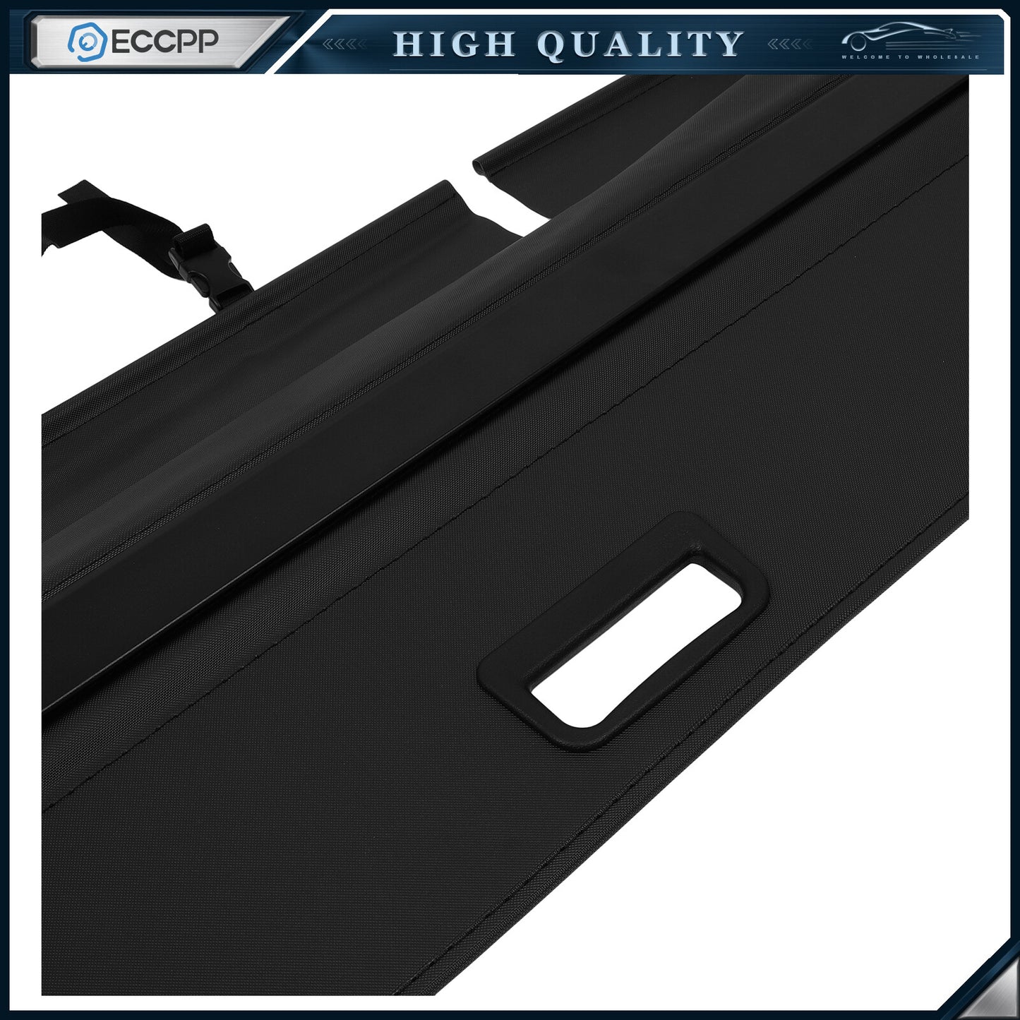 ECCPP Retractable Rear Cargo Cover Luggage Shade Shield For 2007-2015 Audi Q7