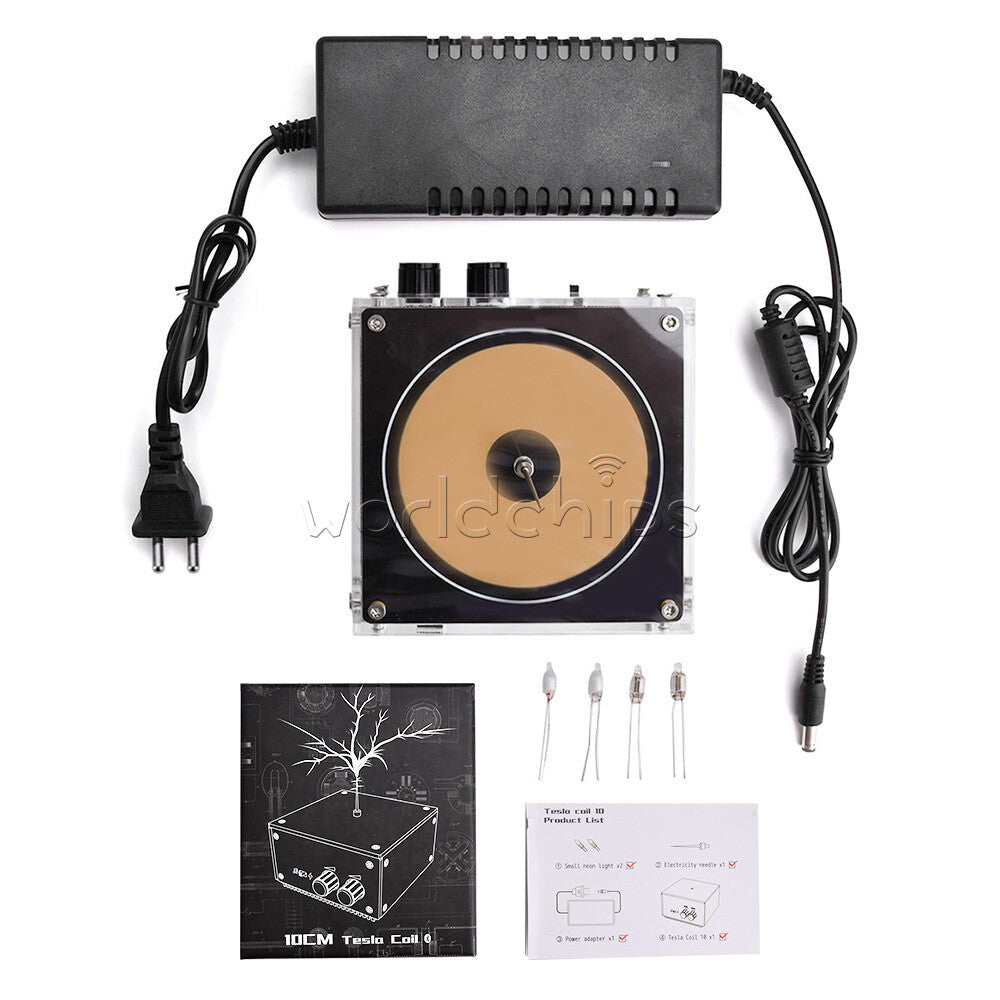 Bluetooth Music Tesla Coil AC110-240V 120W High Frequency Voltage Pulse US/EU