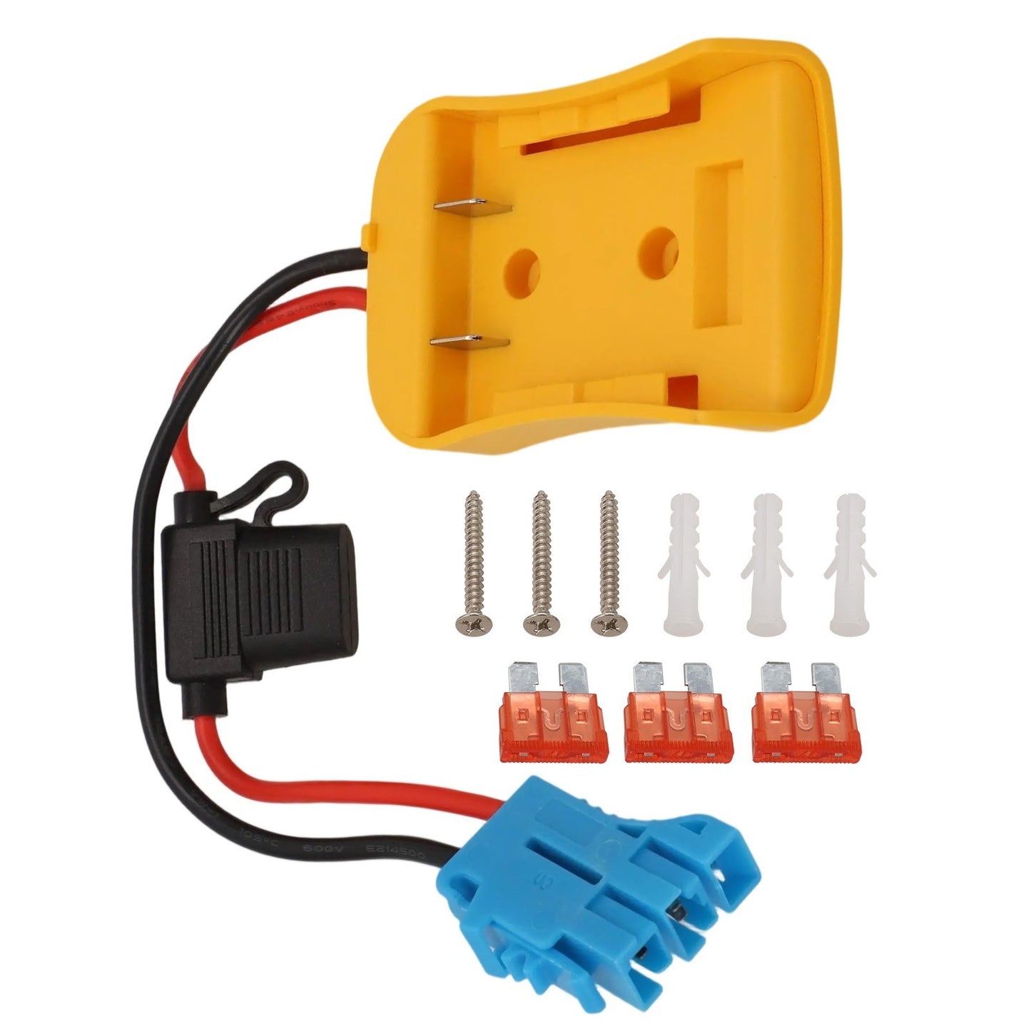 Compatible Battery Adapter for Dewalt 20V to Power 12V Riding Toys Safely