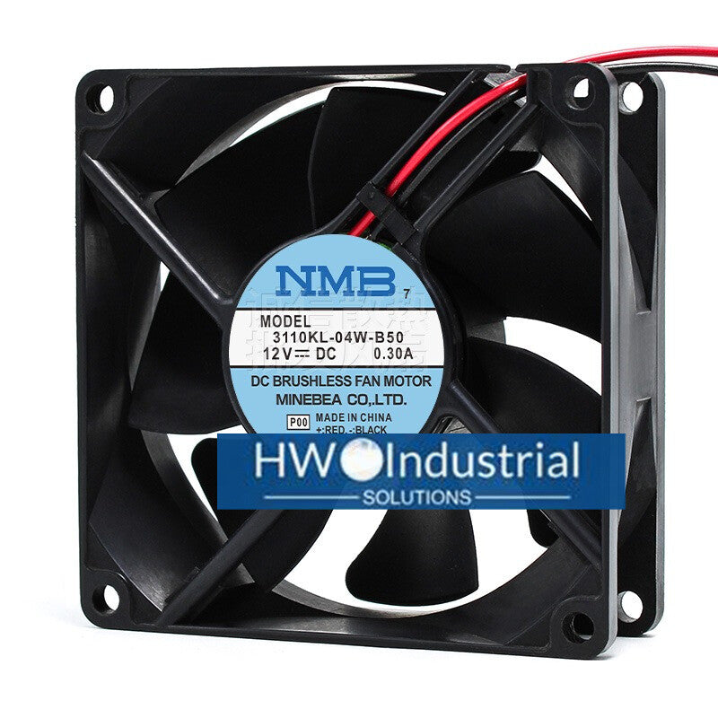NMB-MAT 3110KL-04W-B50 8025 12V 0.30A 8CM Dual Ball Cooling Fan
