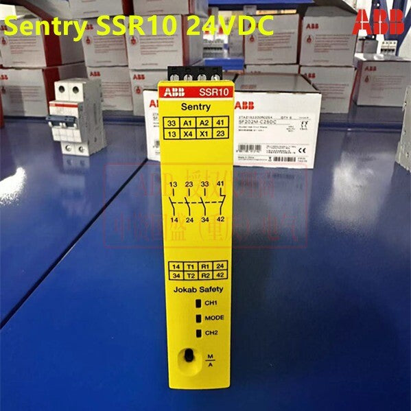 1/piece  Sentry SSR10 24VDC ABB Circuit Breaker Safety Relay 2TLA010050R0000