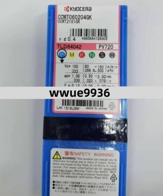 10Pcs/box Kyocera CCMT060204-GK CCMT060204GK PV720 CCMT2151GK Blade Inserts