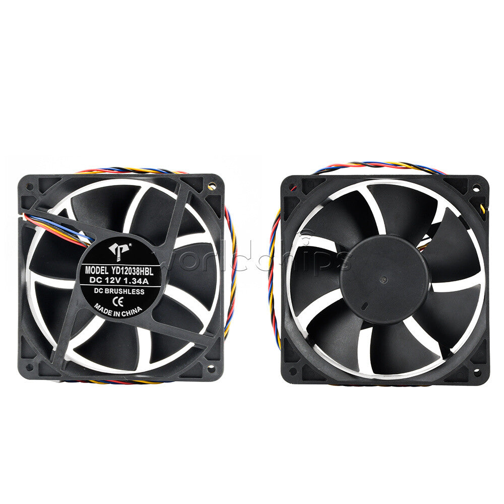 12V Fan Case Full Speed/Temperature Contro Cooling Industrial Ant Miner Fan