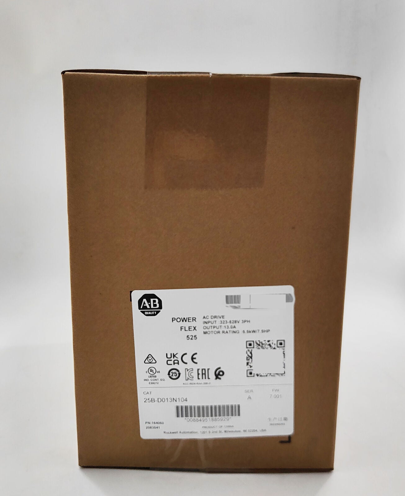 1PC  Allen-Bradley 25B-D013N104 PowerFlex 525 25BD013N104 AC Drive Fast deliv