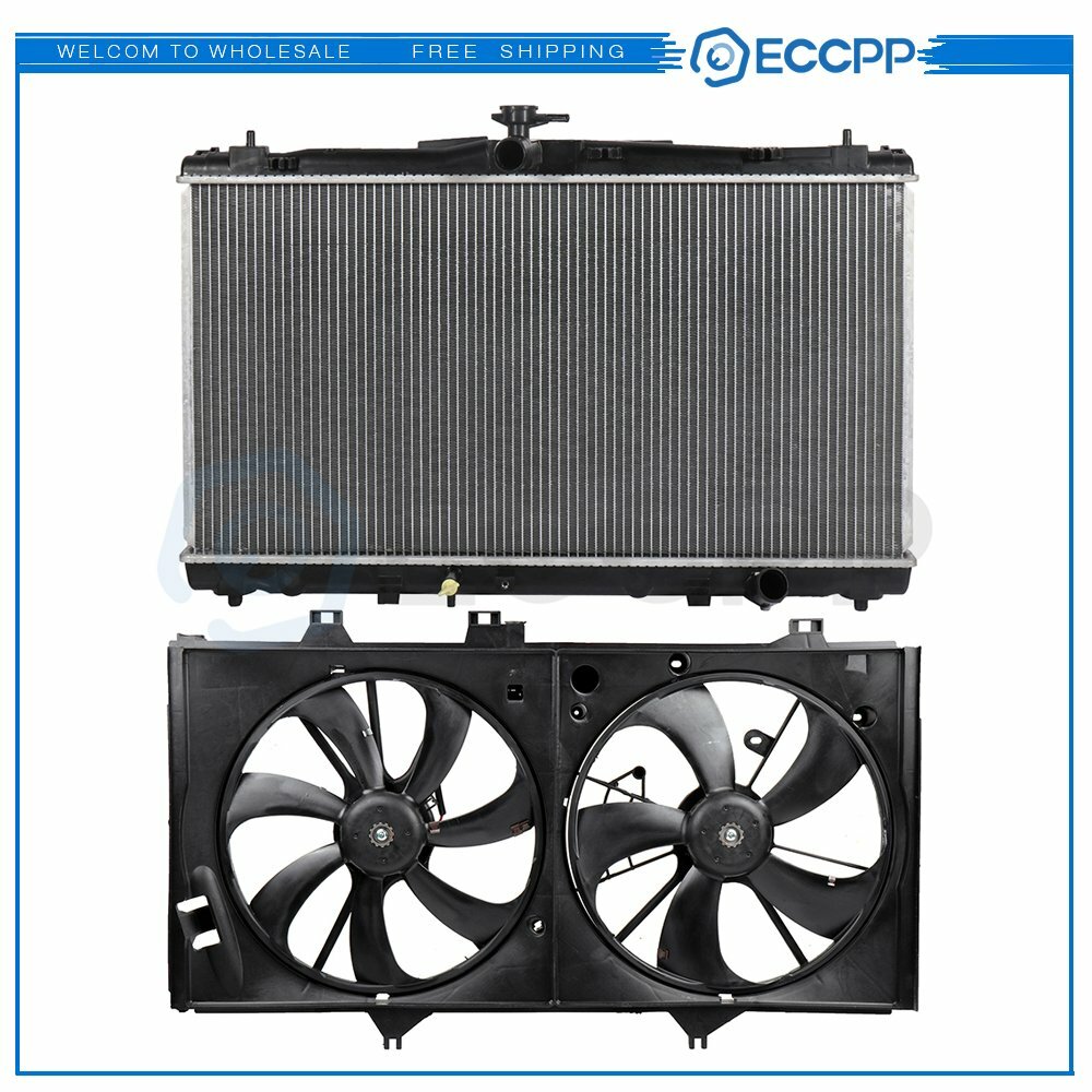 Electric Radiator Cooling Fan Kit For 2012 2013 2014 2015 2016 2017 Toyota Camry