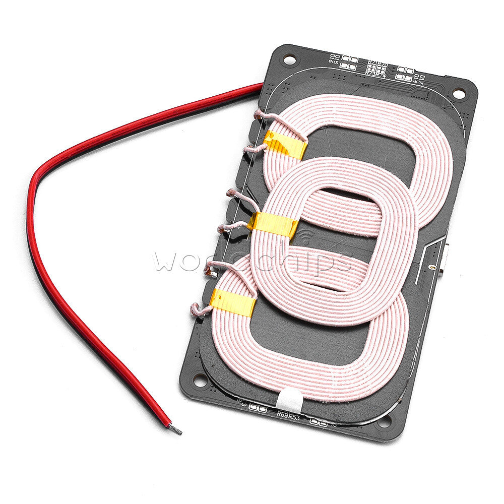 Car 3-coil 18W High-power Wireless Charger Module With Type-C Interface DIY