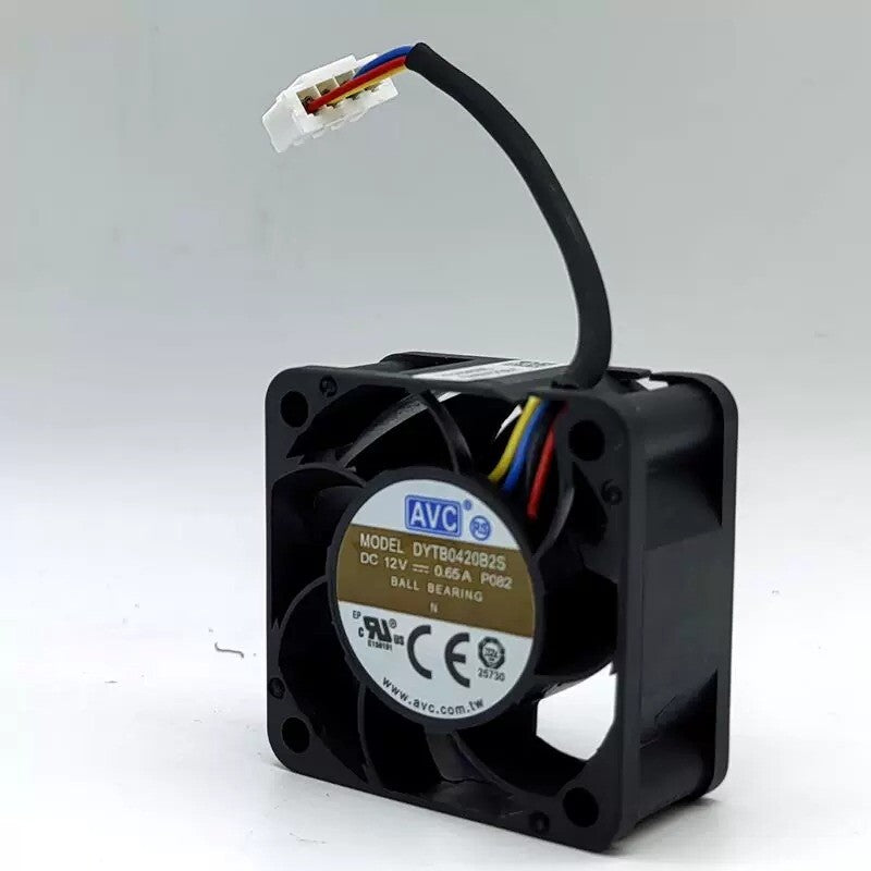 1/piece DYTB0420B2S AVC 4020 12V 0.65A 4CM 4-wire PWM Temperature Cooling Fan