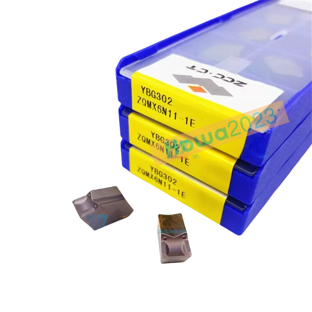 10Pcs/box ZCC.CT ZQMX6N11-1E YBG302 Grooving Cutting Blade Carbide Inserts