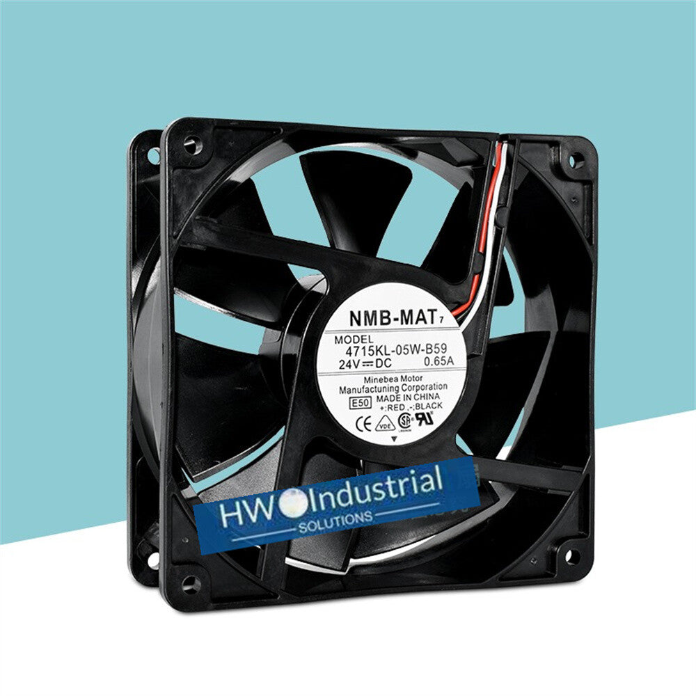 1/piece NMB 4715KL-05W-B59 12038 24V 0.65A 12CM Inverter Cooling Fan