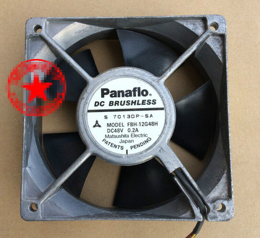 1pcs  MODEL FBH-12G48H 12038 48V 0.2A 12CM metal frame cooling fan