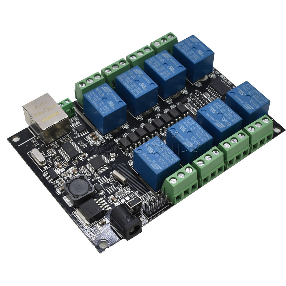 NC-1000 RJ45 TCP/IP Remote Control 8ch Relay 250V AC Network Controller Module