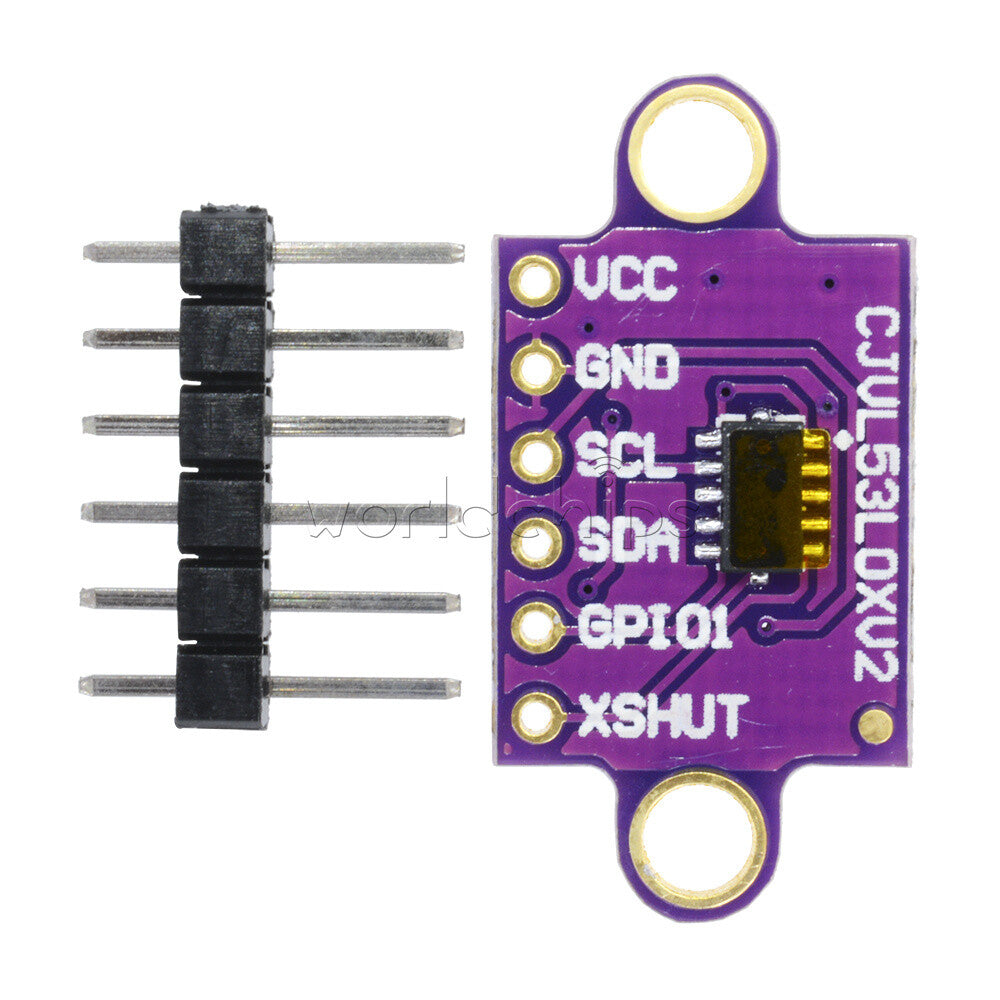 10PCS GY-VL53L0XV2 VL53L0X Time-of-Flight Distance Sensor Breakout Module