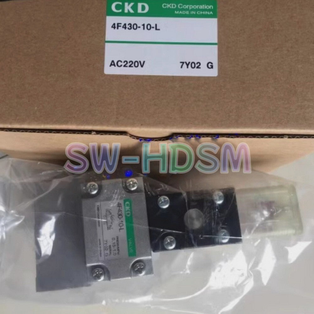 1PCS  for CKD Solenoid Valve 4F430-10-L AC220V Freight Free