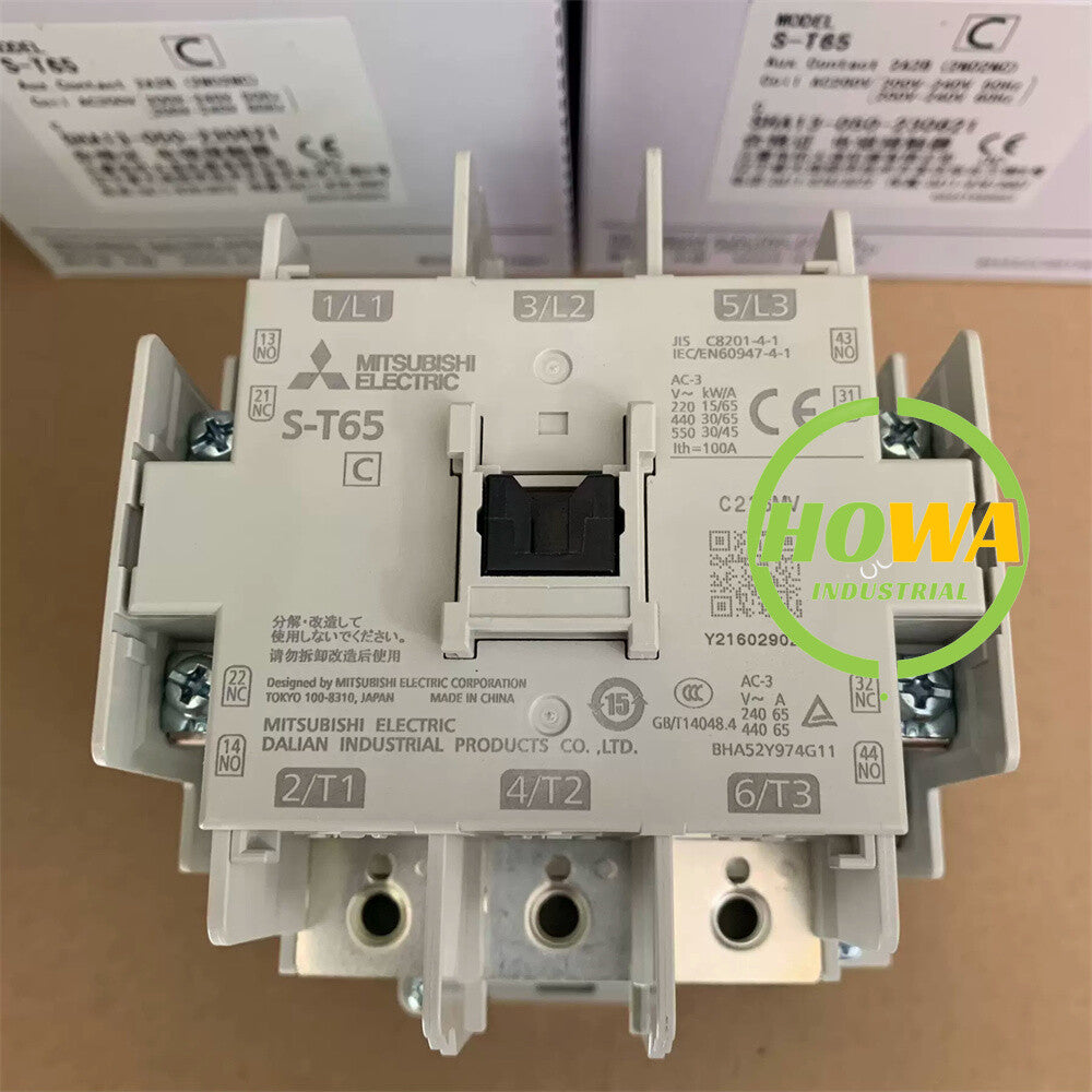 1/piece Mitsubishi AC Contactor S-T65 ST65 AC110V AC220V AC380V replaces S-N65