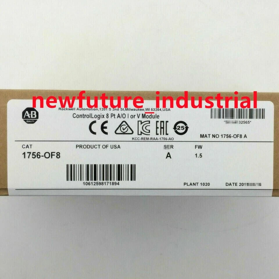 Factory Sealed AB 1756-OF8 /A ControlLogix 8 Pt PLC Output Module 1756OF8 #P