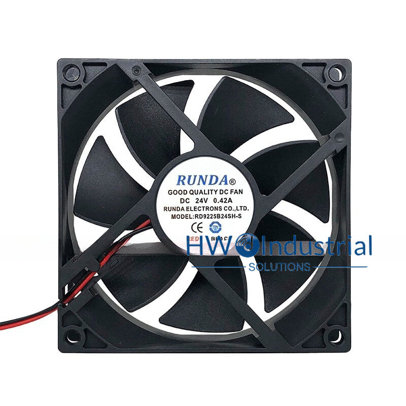 Nidec RUNDA RD9225B24SH-S 24V 0.42A 9CM Welding Machine Inverter Cooling Fan