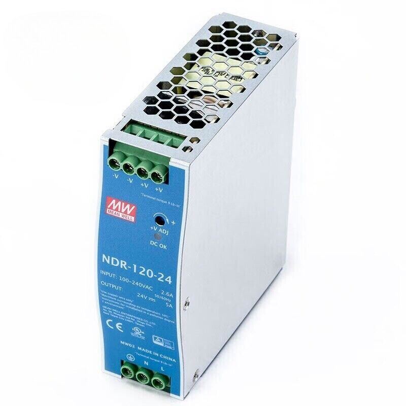 Mean Well NDR-120-24 Switching Power Supply DIN Rail Type 120W 24V 5A