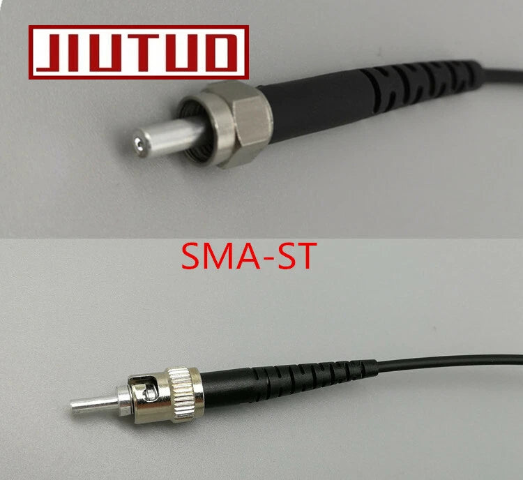 SMA905 SMA-ST SMA-FC plastic optical fiber jumper 1mm core metal connector