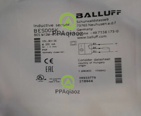 1Pcs  BALLUFF BES M12MI-POC40B-BP05 （BES005K) sensor Fast delivery