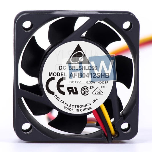 1PC Delta AFB0412SHB 3-wire DC12V 0.35A 4015 4CM High Air Volume Cooling Fan