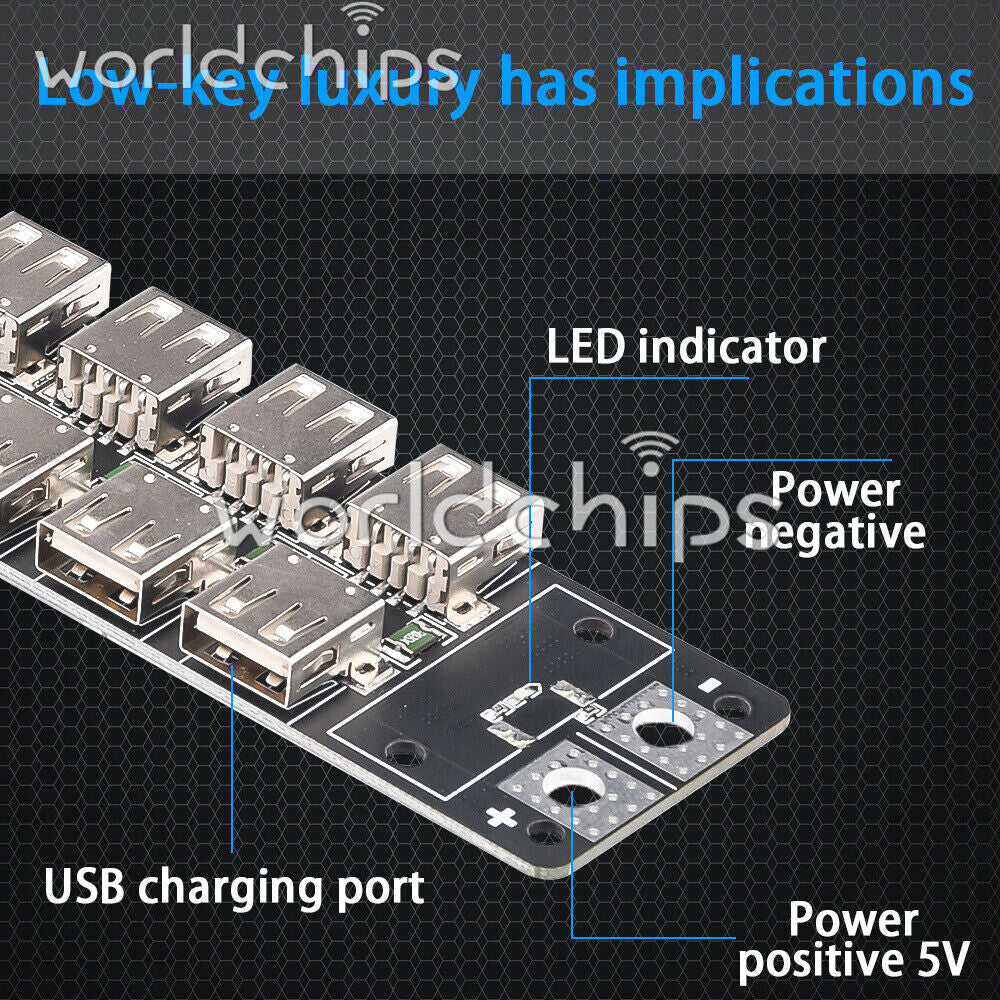 24-port USB Charger Mobile Game Studio Centralized Power Supply Plugboard 240W