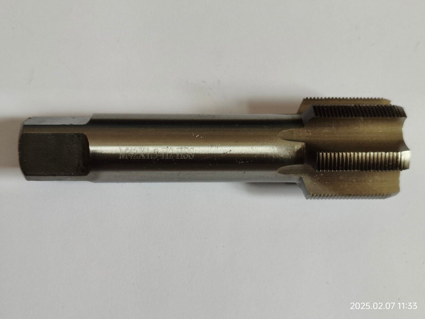 1pc 42mm x 1.5 Metric HSS Right hand Thread Tap M42 x 1.5mm Pitch