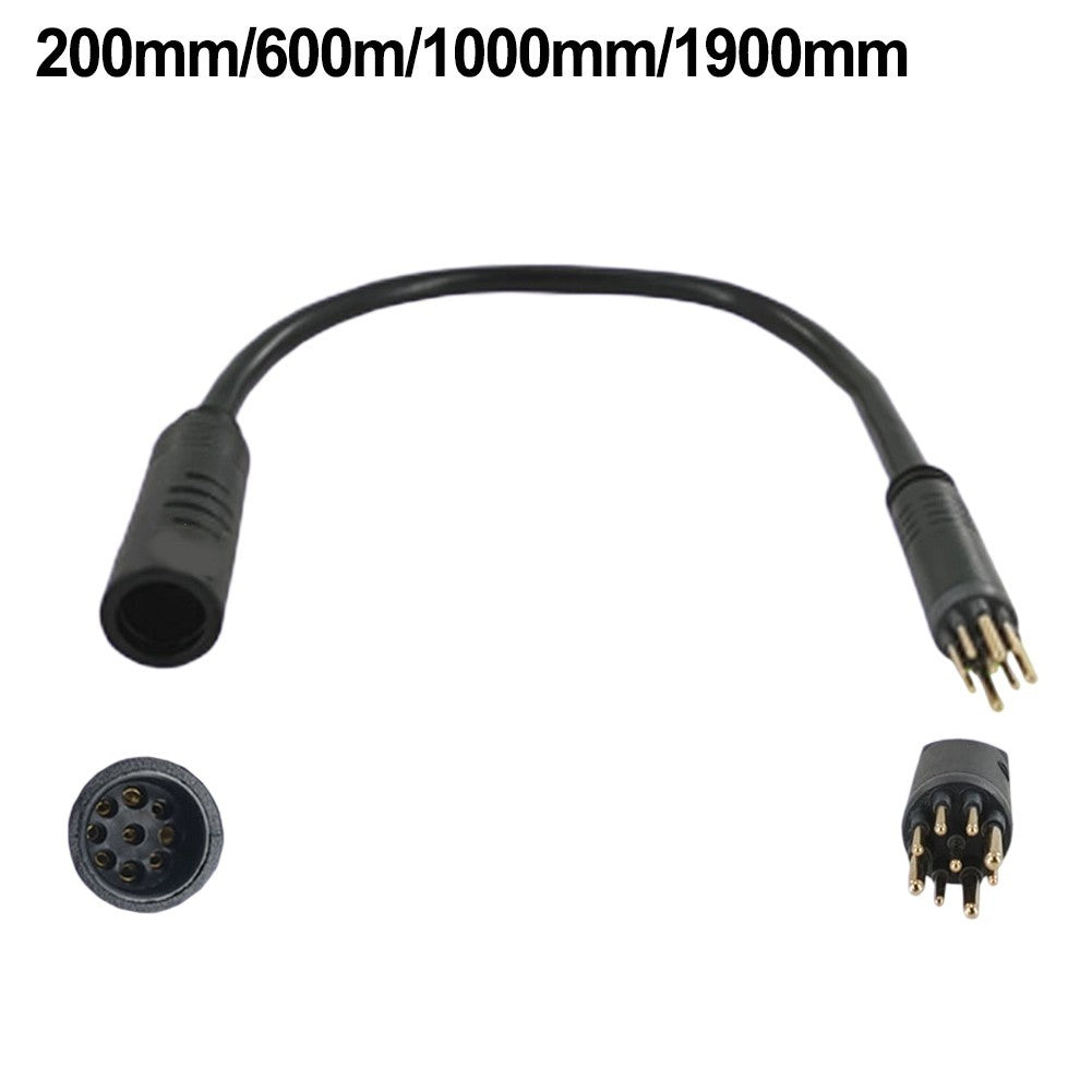 Male to Female 9 Pin Motor Extension Wire for 250W 1000W Ebike Motor s