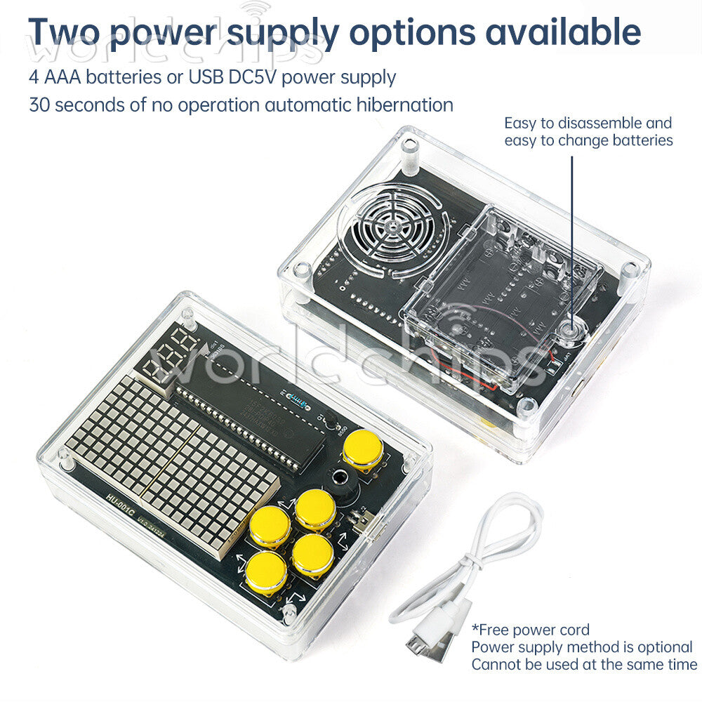 Children Game DIY Electronic Soldering Kit 51 Microcontroller Soldering Practice