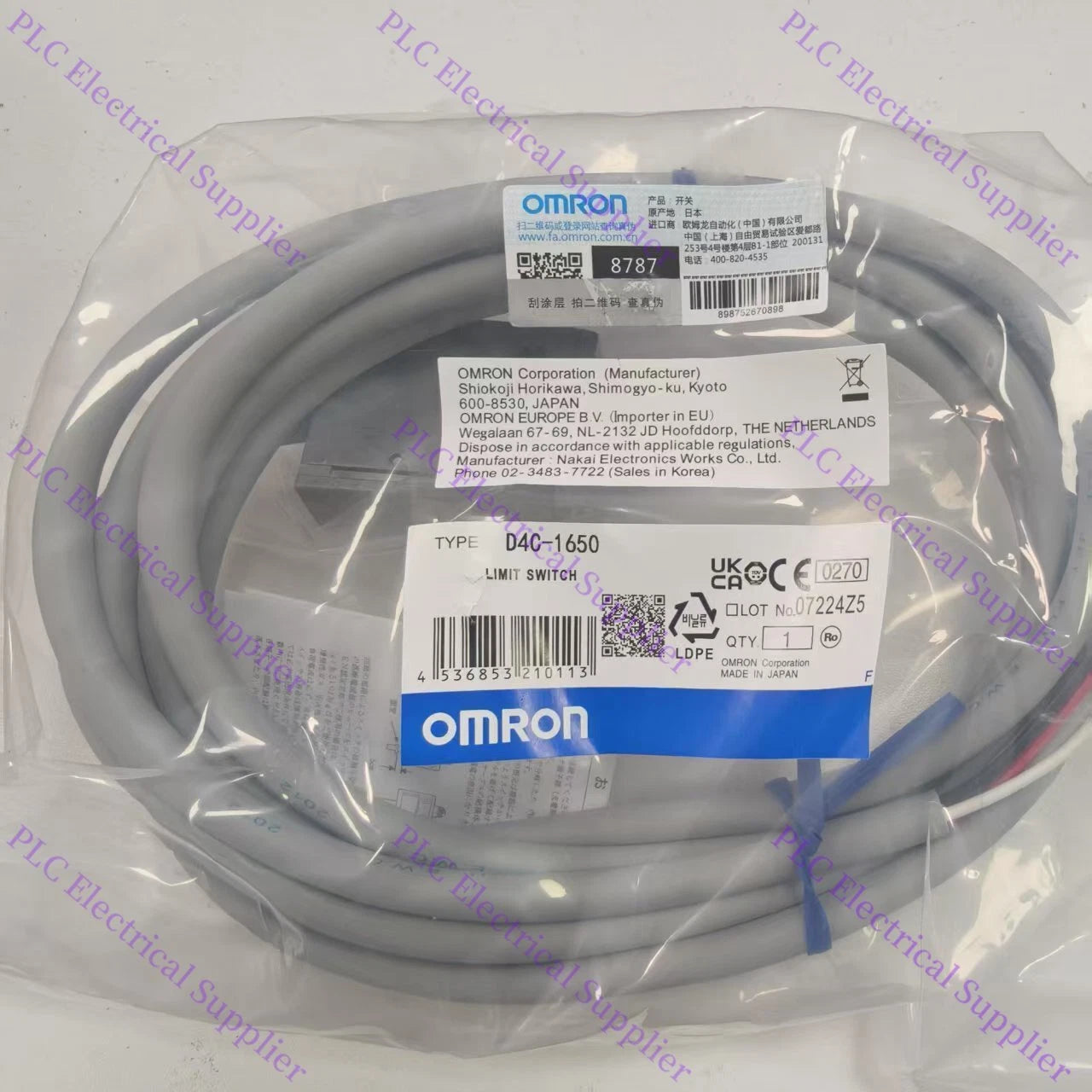 D4C1650 One  OMRON D4C-1650 Limit Switch D4C1650 Fast Delivery D4C1650 #P
