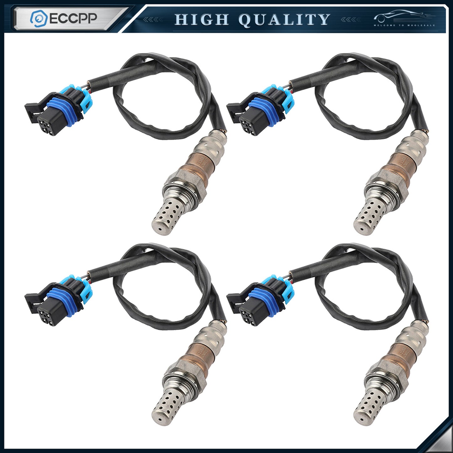 O2 Oxygen 02 Sensor for 2013-2015 Cadillac XTS 3.6L Upstream + Downstream 4pcs