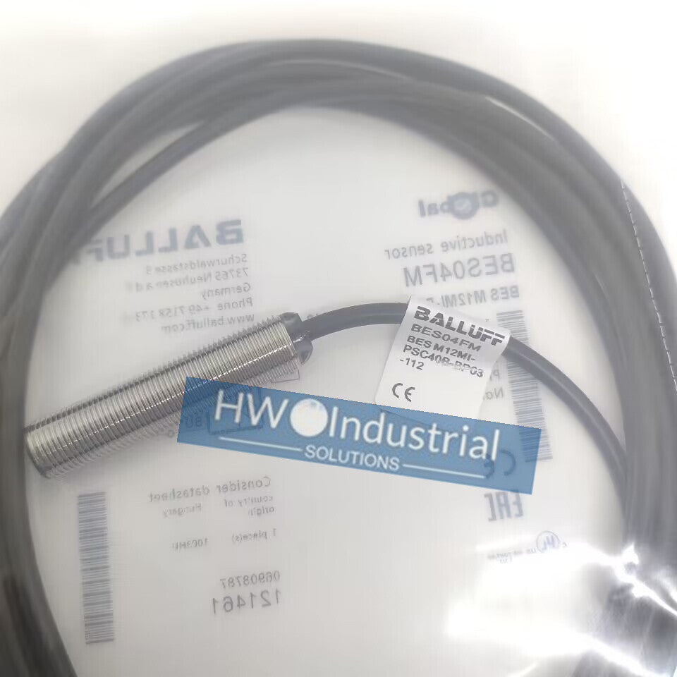 1PC BALLUFF BES04FM Inductive Proximity Switch BES M12MI-PSC40B-BP03-112