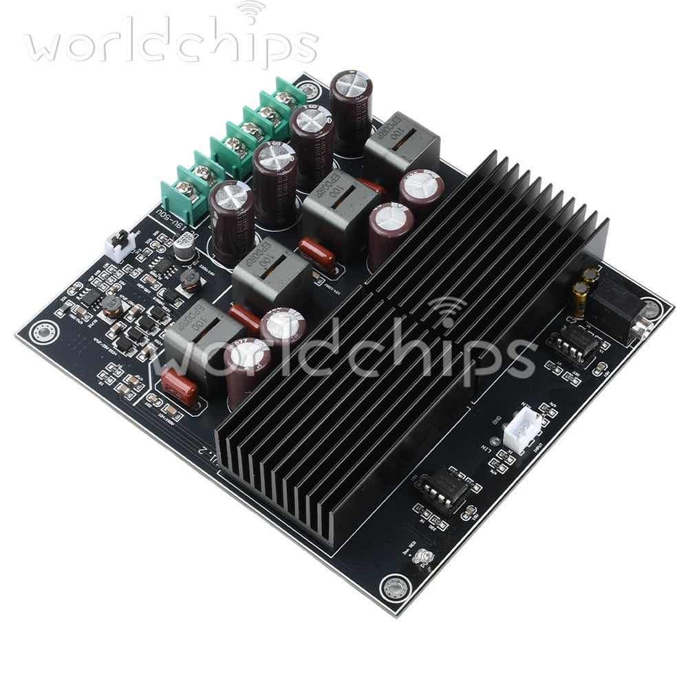 Dual Core TPA3255 HiFi Stereo 2CH Class D Audio Power Amplifier Board 2*600W