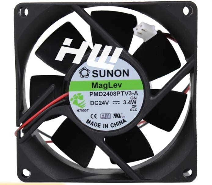 1Pc   PMD2408PTV3-A 8CM 8025 24V 3.4W   2-line Inverter Fan