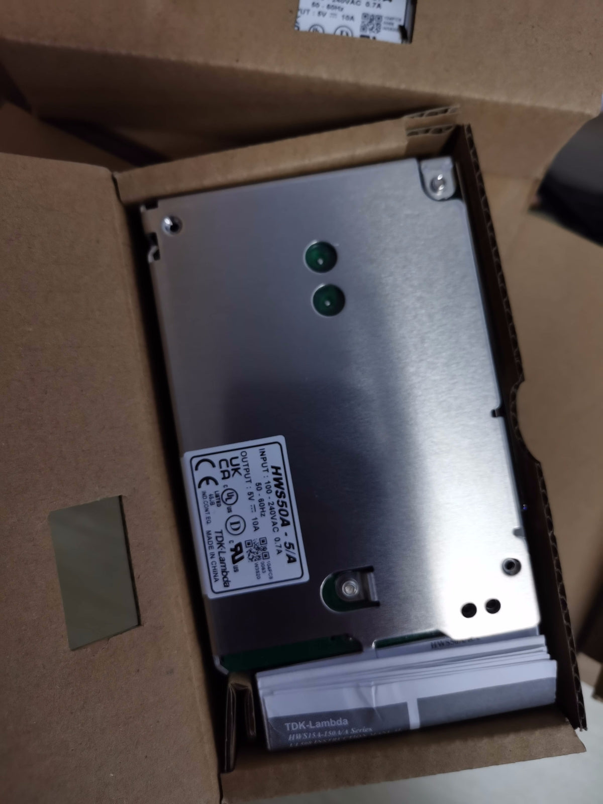 1pcs TDK-LAMBDA HWS50A-5/A Power Supply