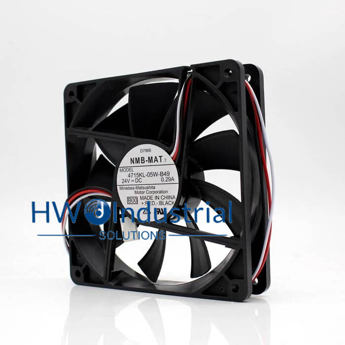 1PC NMB-MAT 4710KL-05W-B49 24V 0.29A Inverter Cooling Fan Size 12CM 120*25mm