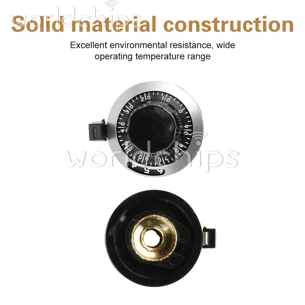 10pcs WXD3 Precision Multi-turn Potentiometer 100Ω~100KΩ Potentiometer Knob 4MM