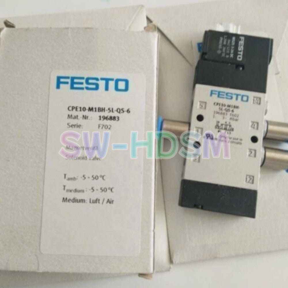 1PCS  for FESTO CPE10-M1BH-5L-QS-6 196883 Solenoid Valve Freight Free