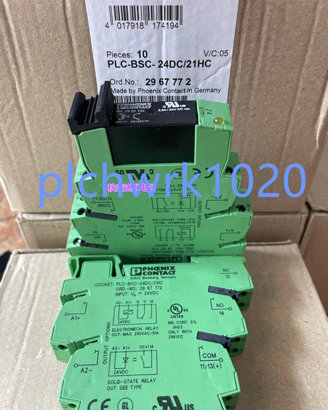 1 PCS  Phoenix relay 2982100 IN BOX #P