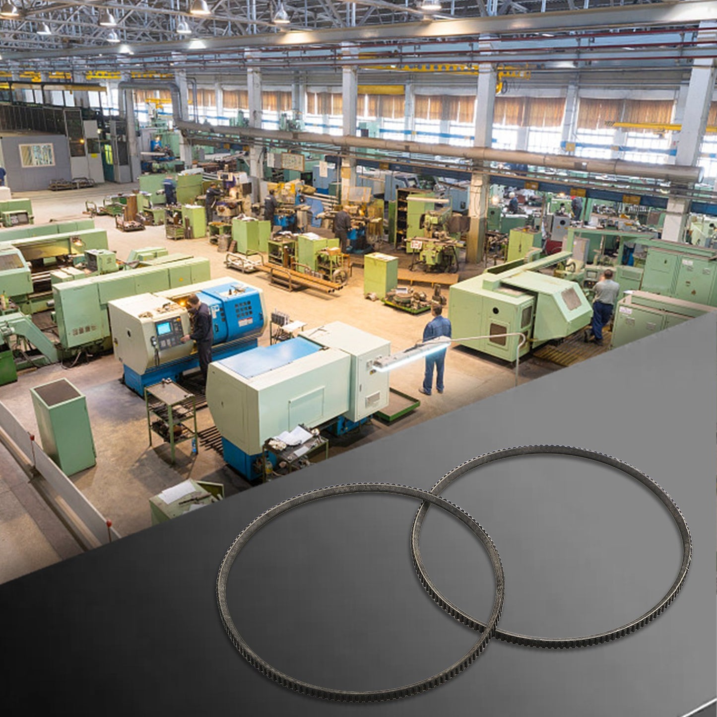 Bore 38mm Belt 5M375 Belt Good Wear Resistance For Most Bore 38mm Lathes