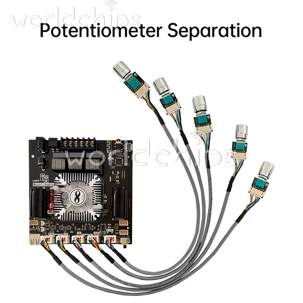 TDA7498E HT21 Bluetooth HIFI Digital Power Audio Amplifier Board 160Wx2+220W