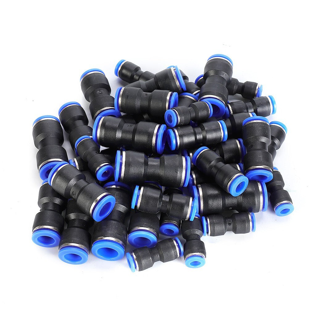 Straight Push Connectors Pneumatic Connect Fittings Air-Line Quick Hose Repair