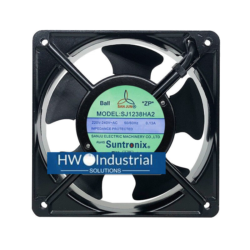SJ1238HA2 12038 AC220V/240V 0.13A Cabinet Axial Flow Cooling Fan