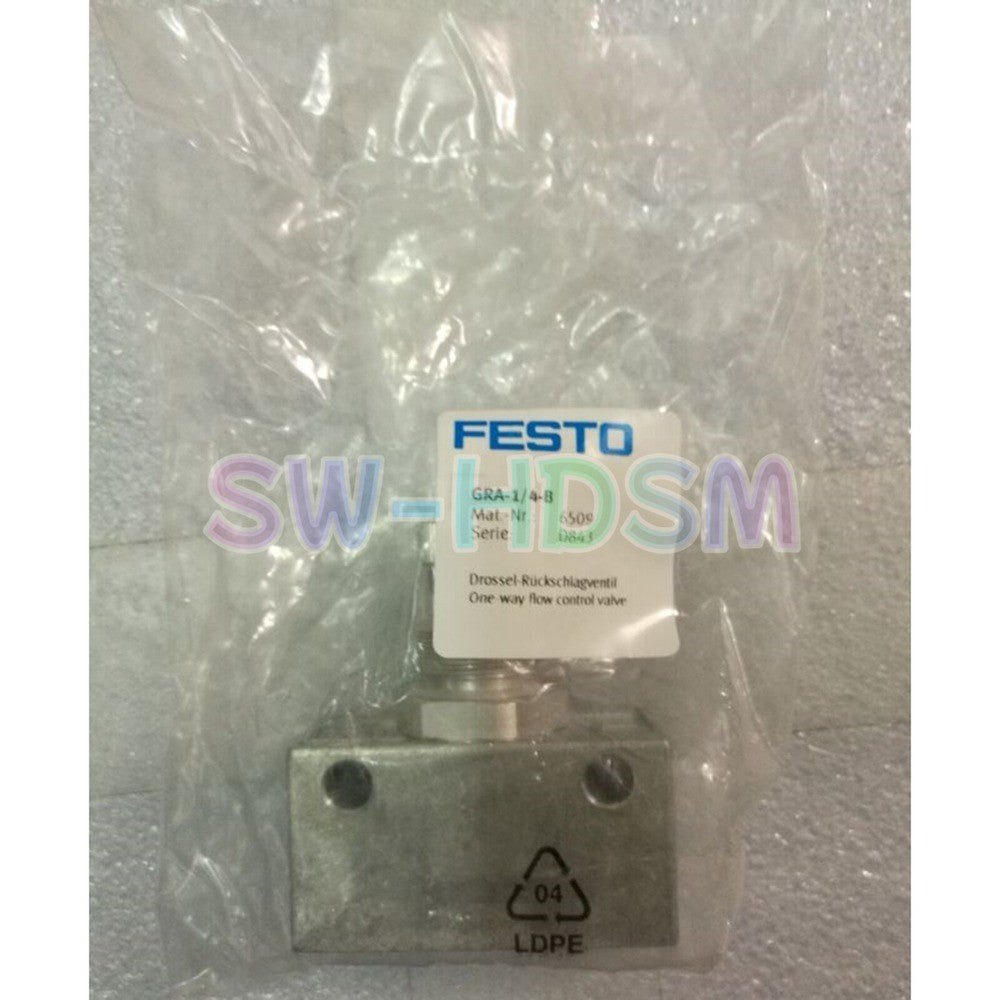 1PCS   Festo Throttle Valve GRA-1/4-B 6509 Freight Free